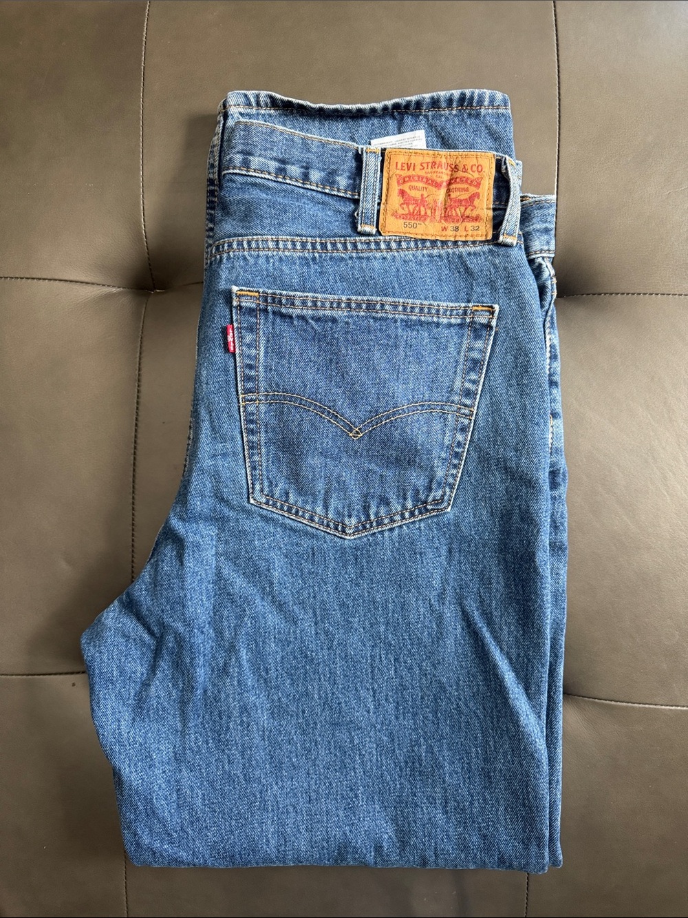 Levi's 550 Men's Straight Jeans Blue 38